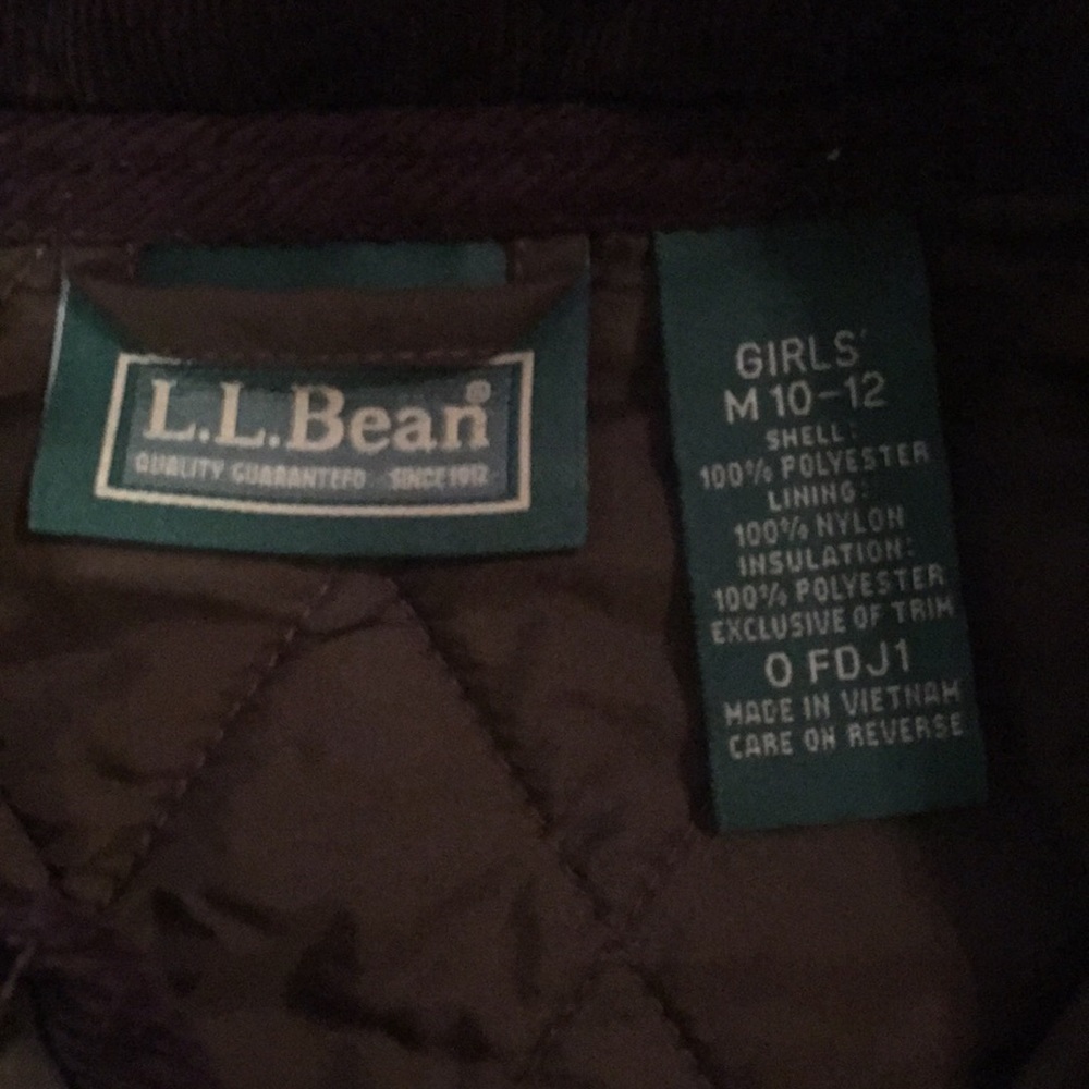 LL Bean quilted jacket - Picture 2 of 5